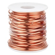Soft Copper Wire for Electroculture Plants Bare Pure Copper Wire1 Pound Spool24 Gauge0.020 Inch Dia8