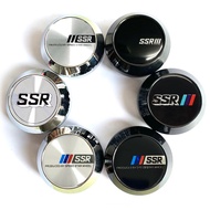 4pc 60mm/64mm/65mm/68mm/69mm SSR Silver Style Sticker Car Wheel Centre Sport Rim Cap Fit for SSR Whe