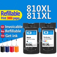 Compatible Canon 810 811 Canon 810XL 811XL refillable ink cartridge compatible for IP2770 IP2772 MP2