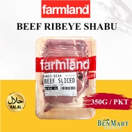 [BenMart Frozen] Farmland Brazil Ribeye Beef Shabu 350g - Halal - BBQ/Steamboat/Hotpot