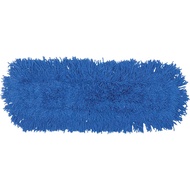Commercial Products Twisted Loop Dirt Mop Head Replacement, 24-Inch, Blue, Protective Fibers to Avoi