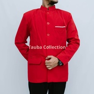 Jasko Mandarin Pria Dewasa Merah Muda - Jaskoko Pria - Jas Mandarin - Jasko Pria