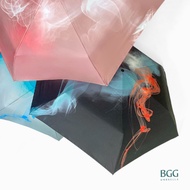 [BGG Umbrella] UPF50+Lightweight Full Shading Sunscreen Smoke Carbon Fiber Hand Folding Umbrella (FM