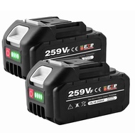 MAKITA แบตเตอรี่ Lithium-ion 259V 5.0Ah รุ่น 40000mAh เครื่องมือไฟฟ้าเครื่องชาร์จแบตเตอรี่