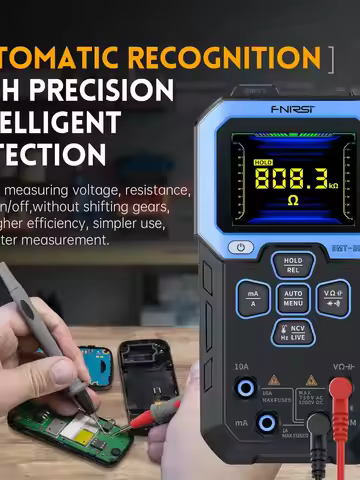 FNIRSI DMT-99 Multifunctional Smart Digital Multimeter 10000 Counts True RMS NCV Capacitance Tempera