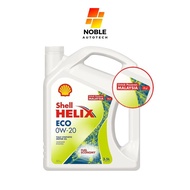 Shell Helix ECO 0W20 Fully Synthetic Engine Oil (3.5L) 0W-20 (Untuk Pasaran Malaysia)
