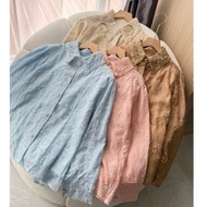 KEMEJA Fatunhijabs - Ayzel Bkk Embroidered Shirt