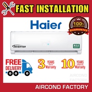 HAIER HARI RAYA PROMOSI R32 Inverter 1.0HP 1.5HP 2.0HP 2.5HP Air Conditioner LOWEST PRICE BEST PRICE