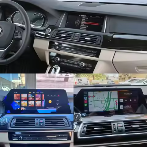 12.3" Android 14 Tape Radio Recorder Car For BMW F10 520D 528i F11 F18 2010 - 2016 GSP Navi Multimed