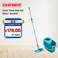 LEIFHEIT Rectangular Clean Twist System Mop Set/Ergo Mop Set L52120