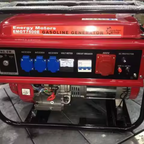 Power 18hp Engine 7.5 kva Gasoline Generator Price