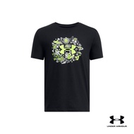 Under Armour เสื้อแขนสั้น UA School Daze Logo สำหรับเด็กผู้ชาย