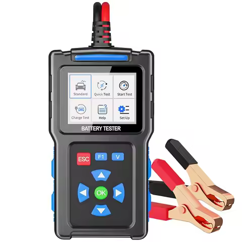 Topdiag BT300 Car Battery Tester,Automotive Alternator,20-2000 CCA Battery Load Tester for Cranking 
