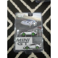 MINI GT 827 PORSCHE 911 GT3 RS TRIBUTE TO CARRERA RS BLISTER DIECAST