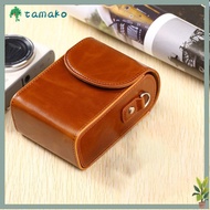 TAMAKO Camera , Portable Adjustable Strap Storage Bag, Waterproof Leather Shockproof Protective Cove