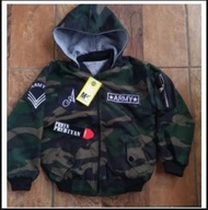 jaket boomber army / boomber loreng parasut anak / jaket boomber army anak