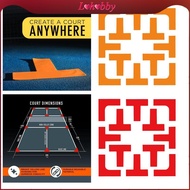 [Lohobby] Pickleball Court Marker Court Lines Marker Tennis Court Silicone Portable Lines Marking Se