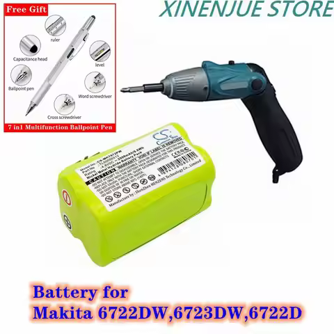 Power Tools Battery 4.8V/2000mAh TL00000012 for Makita 6722DW,6723DW,6722D