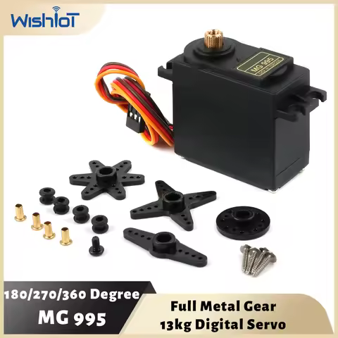 13KG RC Servos Standard Digital MG995 Servo 180/270/360 Degree All Metal Gear for Arduino Racing Car