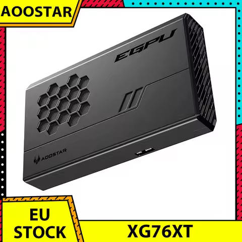 AOOSTAR XG76XT eGPU Dock with AMD Radeon RX 7600XT GPU, 8GB GDDR6 RAM, 128bit, 1*USB 4.0, 1*Oculink,