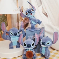 Kitimiao 52TOYS Disney Stitch Strange Cute Blind Box Stitch Flocking Hand-made Toy Gift Ornaments