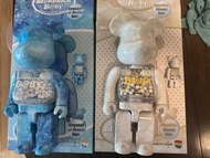 BE@RBRICK my first baby 400% + 100% Crystal of Snow & Marble Stone