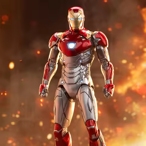 ZD Toys Marvel Action Figures Spider-Man & Iron Man MK47 Series 1/10 Scale Collectible PVC Model Toy