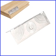 Square Steel 90 Arc Angle Marking Ruler Construction Tool Stainless Steel Parallel Ruler 90 Degrees 