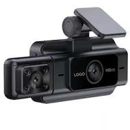 Dual-Channel Dashcam HD 1080P Front + Rear Dashcam WIFI Inside 3 Camera Car Dashcam Recorder Dash Ca