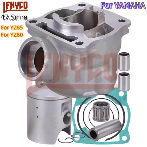 Motorcycle Accessories 47.5mm Engine Parts Cylinder Kit 85CC Motor for Yamaha YZ85 2002-2020 YZ 85 8