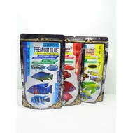 AKARI Premium Blue Pellets Yellow/Red 100 Grams