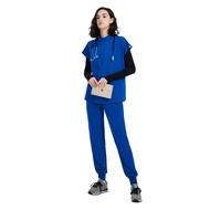 Uniforms World Avant Scrubs for Women Set — Classic fit Top & Slim Jogging Pants, Yoga Waistband, 7 