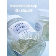 Empty Capsule clear Capsule Empty Capsule HALAL Gelatin Capsule Essential Oil / clear Capsule Empty 