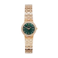 Solvil et Titus Fair Lady Women 2 Hands Quartz Green Malachite Dial &amp; Rose Gold Stainless Steel Bracelet W06-03228-002