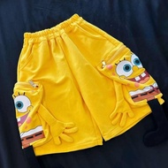 [Shorts] Boys Korean Version Fashion Cartoon Pocket Casual Shorts