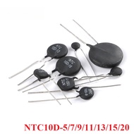 10Pcs/1pc NTC 10D NTC10D Thermistor 10D-5 -7 10D-9 10D-11 10D-13 10D-15 10D-20 Negative Temperature 