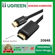 UGREEN CABLE MINI DP TO HDMI 4K 1.5M BLACK - 20848