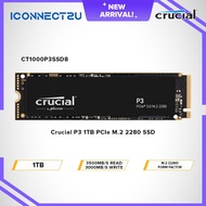 Crucial P3 1TB PCIe 3.0 NVMe M.2 2280 SSD - CT1000P3SSD8