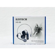 *LIMITED RAYA PROMOTION* EZITECH HS-99/ HS99 HEADSET WIRE MICROPHONE WITH PHANTOM
