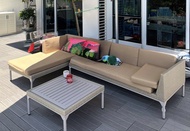 Outdoor L Shape Sofa plus Coffee Table  戶外L型沙發 全套加茶几