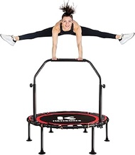 KENSONE 40" Mini Rebounder Trampoline for Adults with Bungee, 450LBS Quiet Indoor Exercise Trampolin
