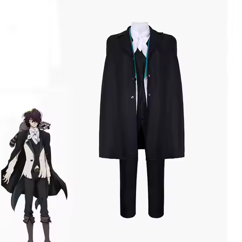 Anime BSD Edgar Allan Poe Cosplay Costume For Anime Comic Con Role Play Edgar Allan Poe Halloween Pa