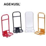 AGEKUSL Bike Front Rack Basket Rack Aluminium Alloy Use For Brompton Pikes 3Sixty Royale Folding Bicycle