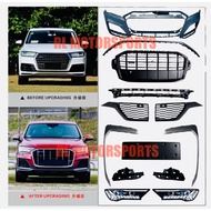 Audi Q7 2016 - 2020 convert 2021 Facelift RSQ7 RS bodykit body kit front rear bumper head lamp light