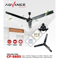 ADVANCE CEILING FAN CF-5603 / KIPAS ANGIN GANTUNG PLAFON BALING BESI 56INCH KIPAS ANGIN ATAP BESAR