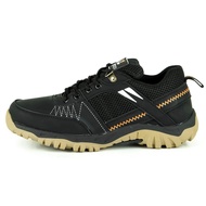 Sepatu Pria Casual Outdoor Adventure Khamzo D04 Hitam Coklat Premium