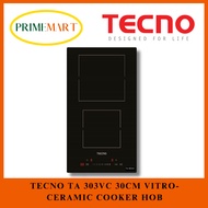 TECNO TA 303VC 30CM VITRO-CERAMIC COOKER HOB + 1 YEAR WARRANTY