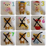 正版毛公仔 日本景品  鬆弛熊 牛奶熊  拉拉熊 懶懶熊 輕鬆小熊 rilakkuma not line friends 熊大 角落生物 角落小夥伴 夾公仔