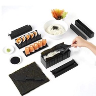 Bộ khuôn làm Kimbap cơm cuộn cơm nắm xôi cuộn với 11 món dụng cụ có dao đi kèm . Bộ khuôn là KimBap 