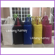 ﹊ ∆ ◷ LIKHANG KAMAY Plastic Bayong Bag XL Modern Plastic Bayong Bag souvenir giveaways handmade